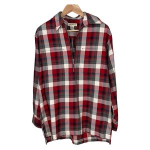 Eddie Bauer Plaid Pullover Shirt